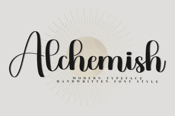 Alchemish: A Festive Typeface for Editorial Design