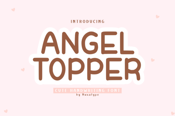 Angel Topper: A Handwritten Font for Editorial Design