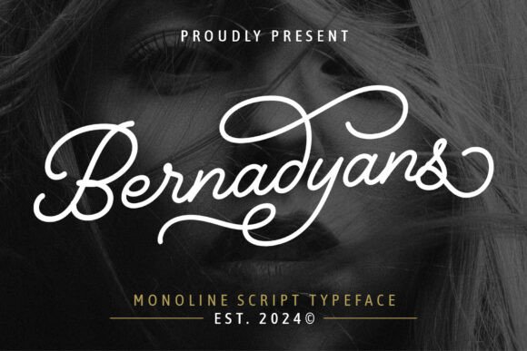 Bernadyans: A Graceful Script Font for Crafters
