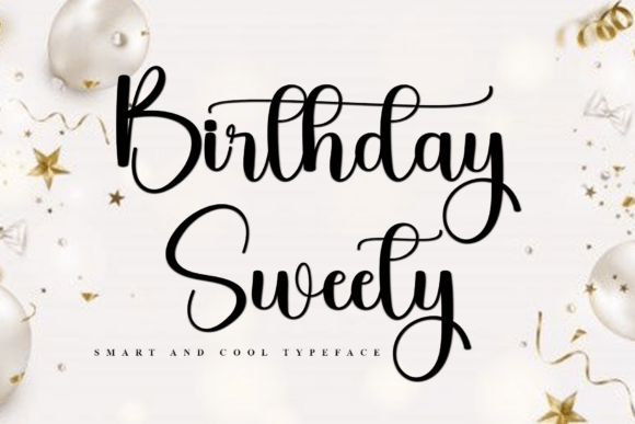 Birthday Sweety Font Review: A Festive Typeface for Brands
