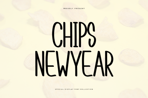 Chips Newyear: A Handwritten Font for Editorial Warmth