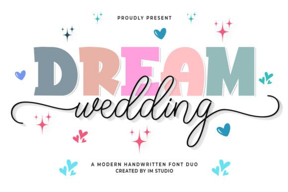 Dream Wedding Duo: The Perfect Typeface for Crafters