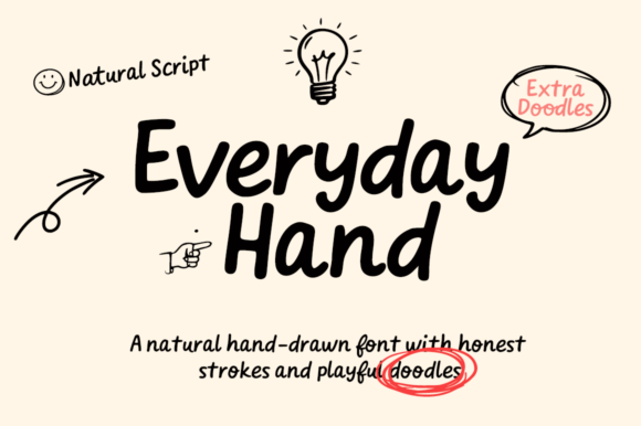Everyday Hand Font: Perfect for Crafters