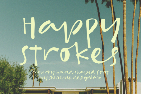 Happy Strokes: A Playful Typeface for Editorial Design