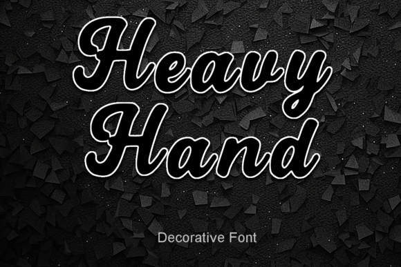 Heavy Hand Font: A Crafter’s Guide to Bold Script Design