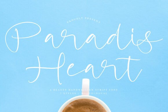 Paradisheart Regular: A Graceful Script Font for Makers