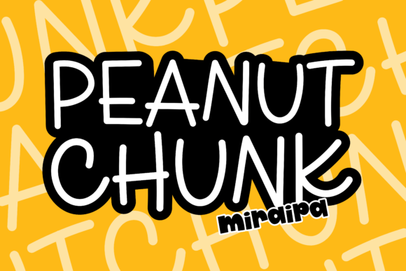 Peanut Chunk: A Playful Handwritten Font for Makers