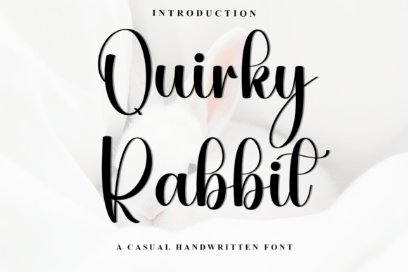 Quirky Rabbit Font for Festive Campaigns