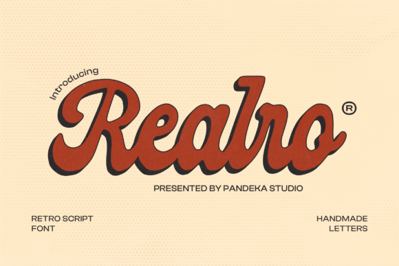 Realro: A Retro Script Font for Modern Web Design