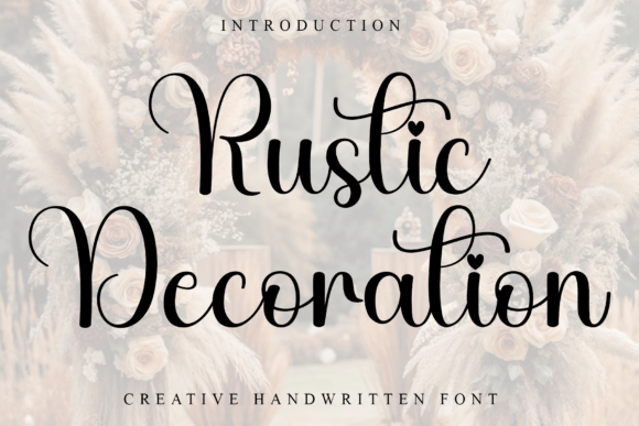 Rustic Decoration Font for Bold Marketing