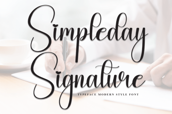 Simpleday Signature: The Handwritten Font for Brands