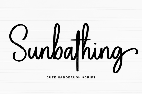 Sunbathing Font: Elevate Your Campaign Visuals