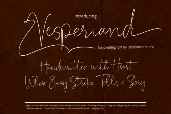 Vesperiand Font: Elevate Your Brand Identity