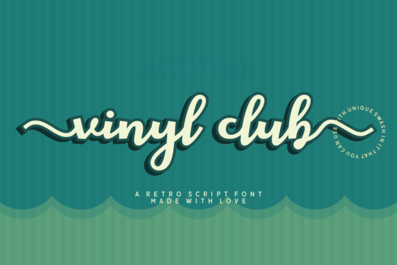 Vinyl Club: A Retro Script Font for Bold Branding